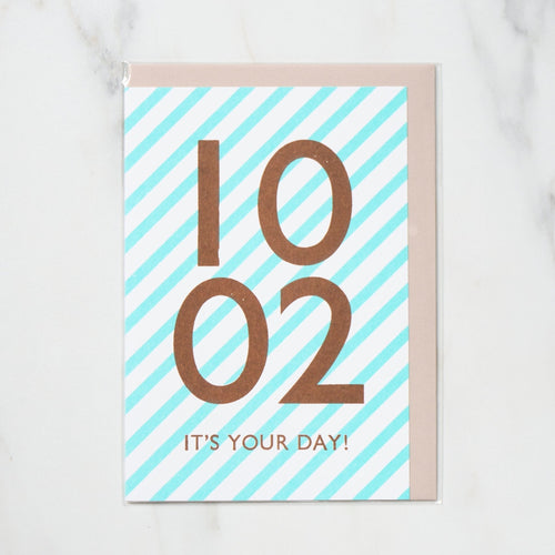 365 Find Your Day Card OCTOBER / Letterpress Letters