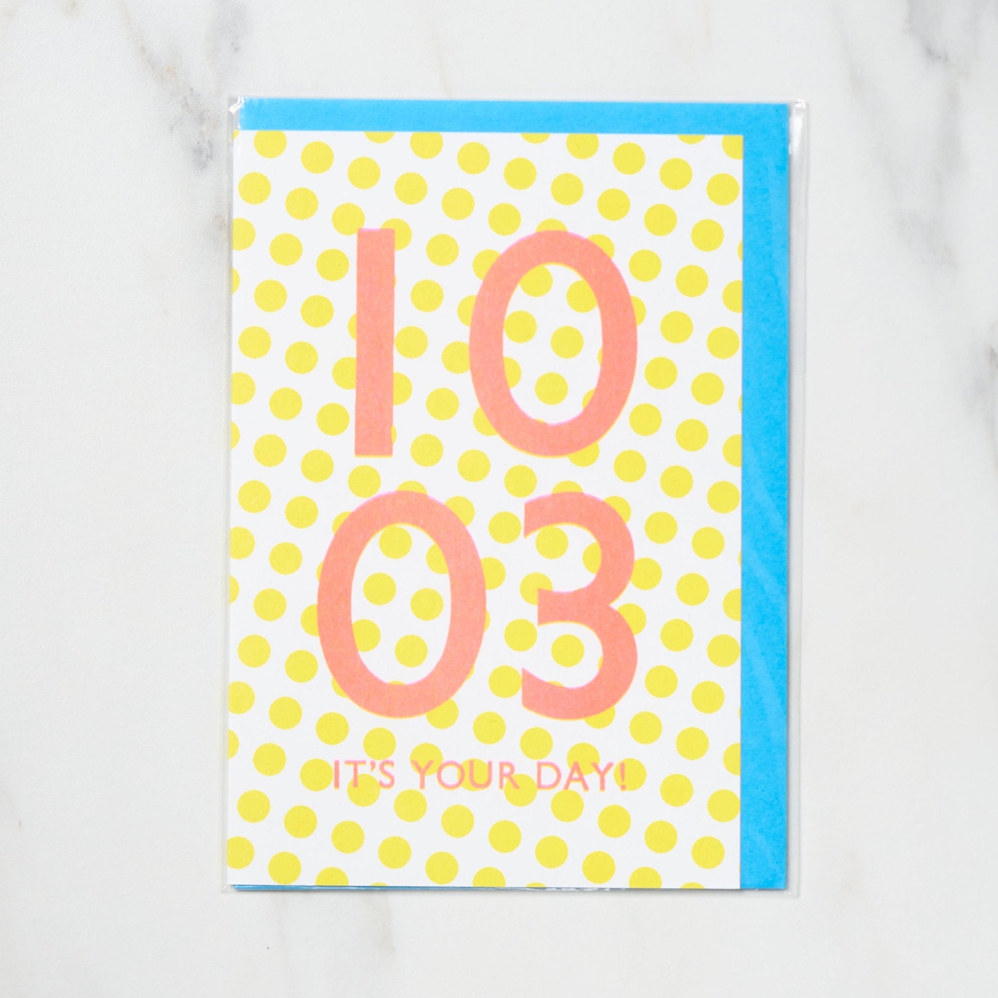 365 Find Your Day Card OCTOBER / Letterpress Letters