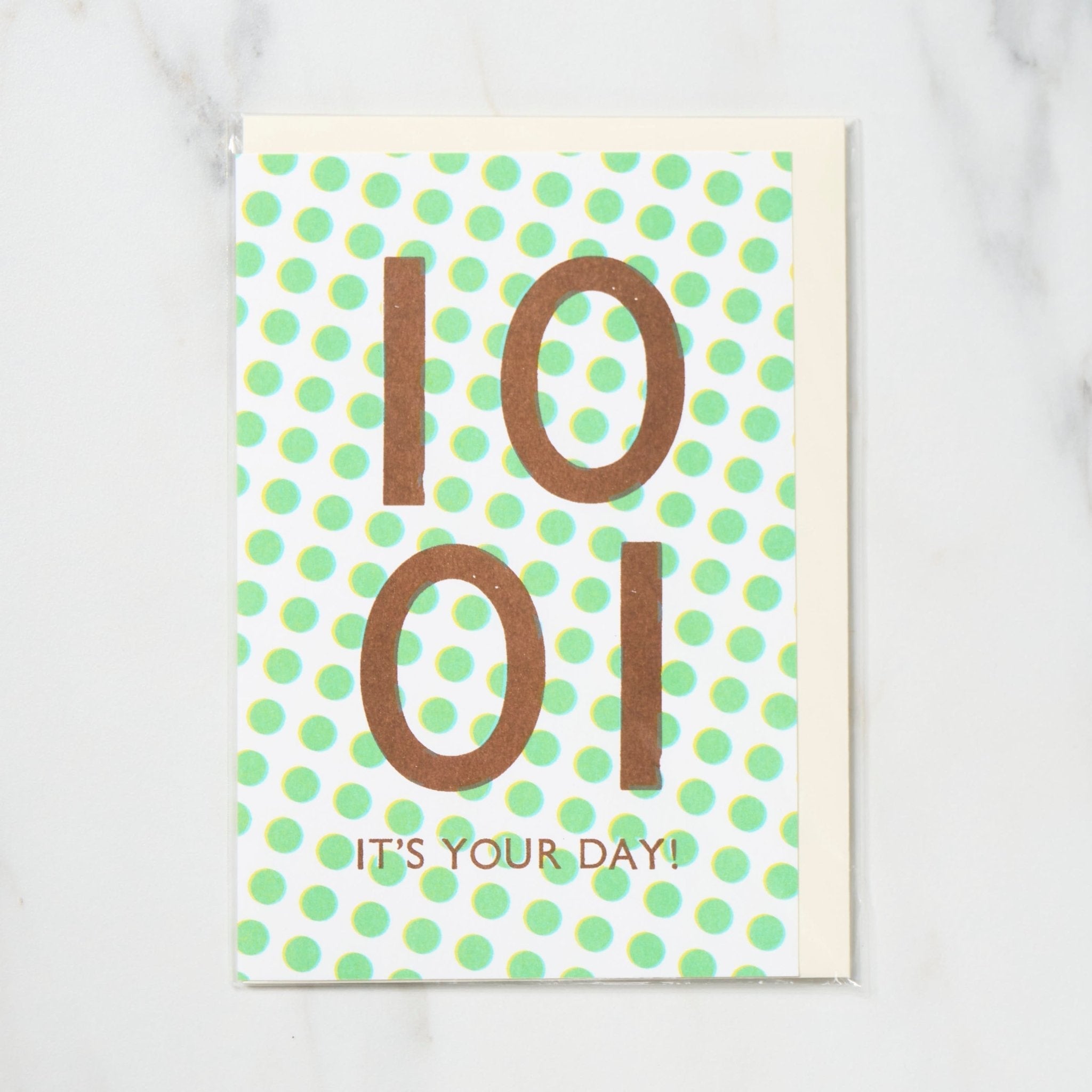 365 Find Your Day Card OCTOBER / Letterpress Letters