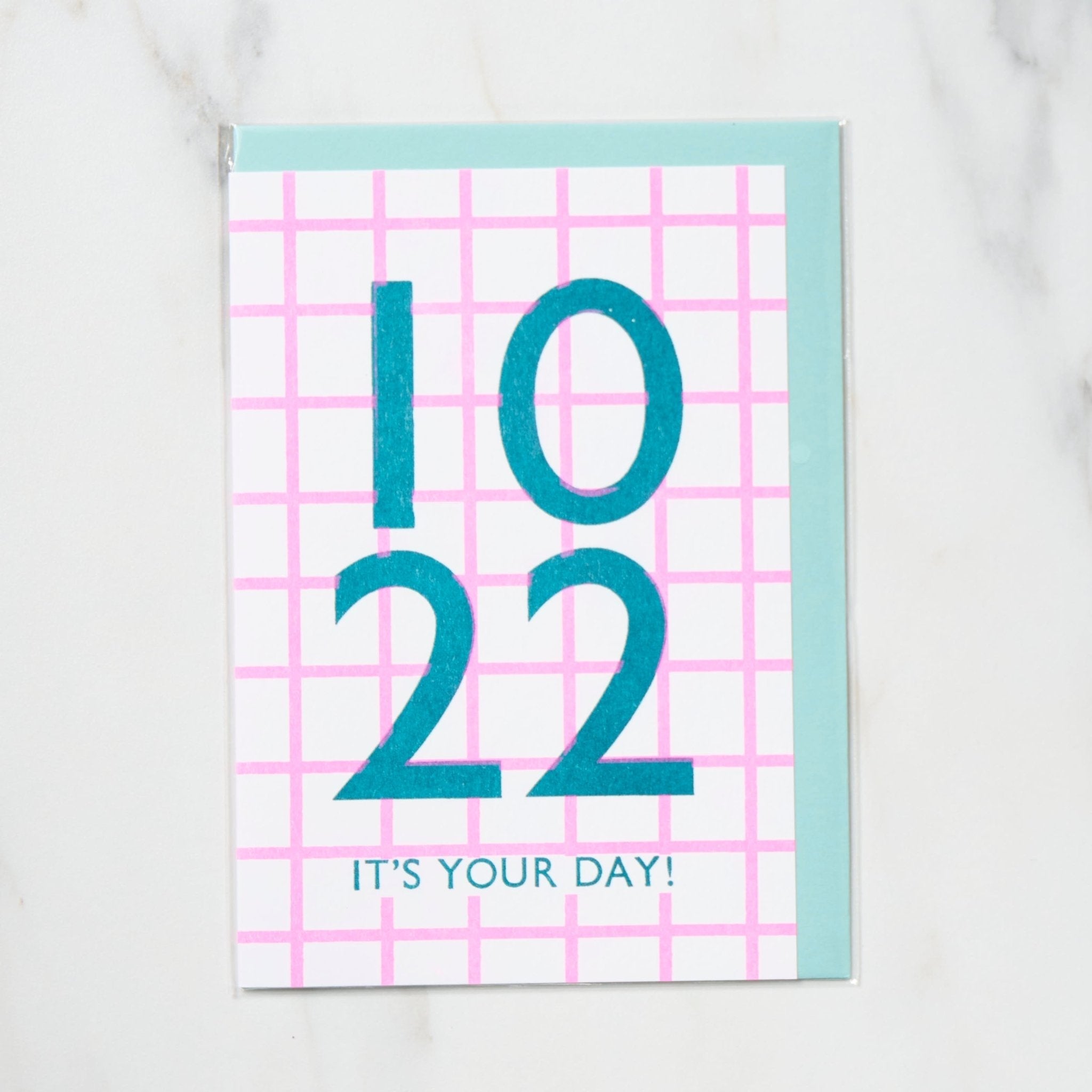 365 Find Your Day Card OCTOBER / Letterpress Letters