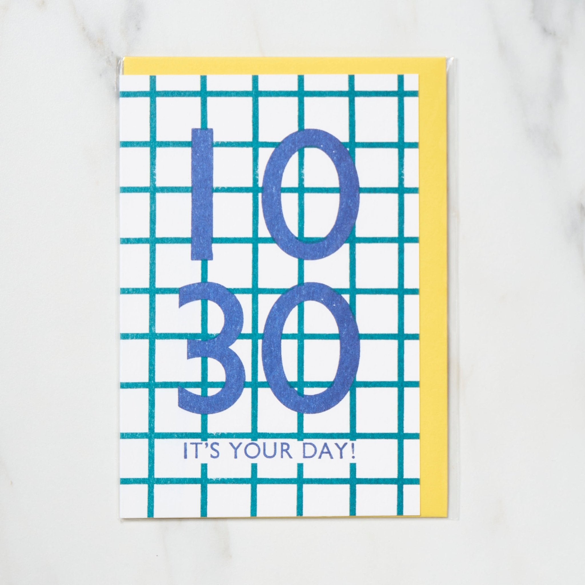 365 Find Your Day Card OCTOBER / Letterpress Letters