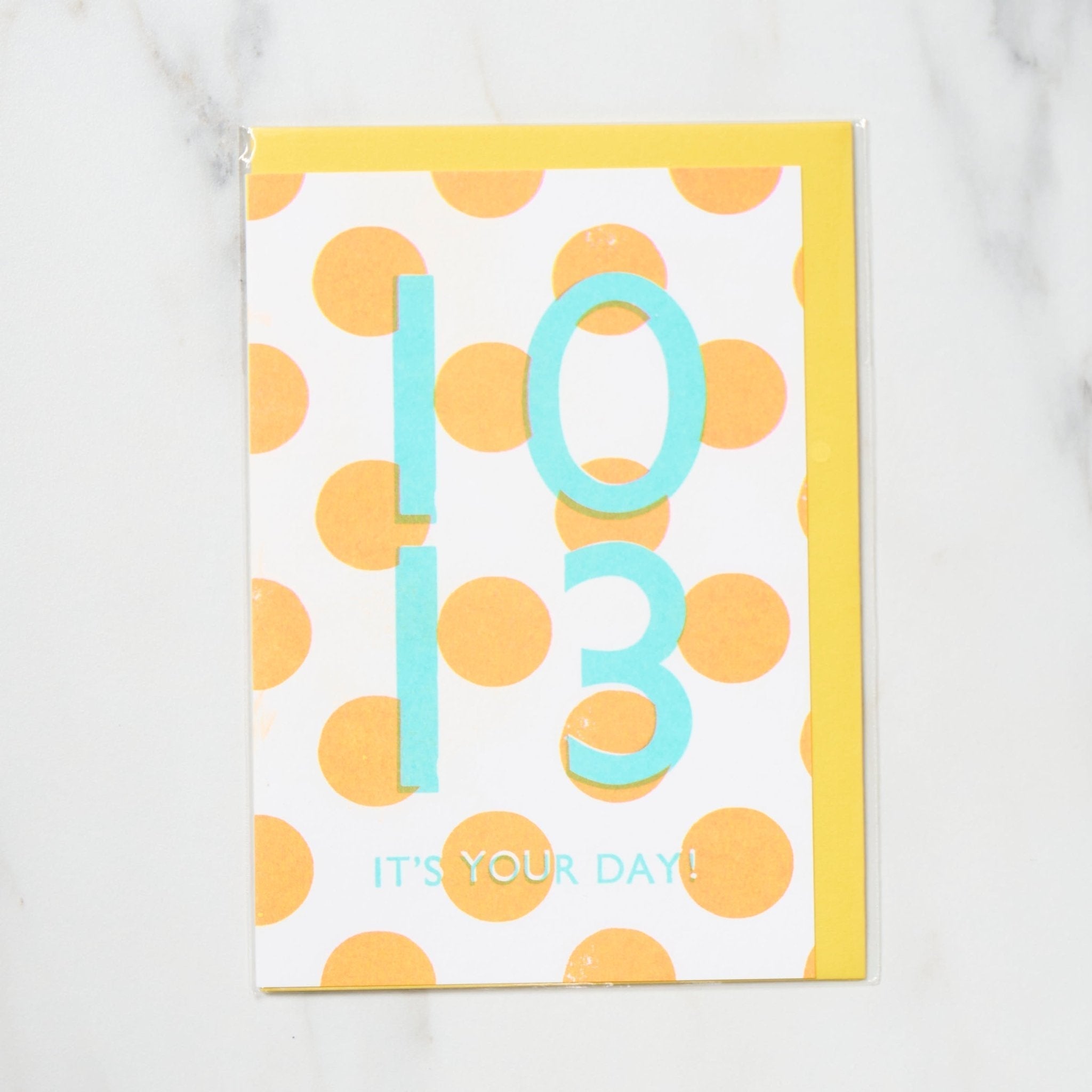365 Find Your Day Card OCTOBER / Letterpress Letters