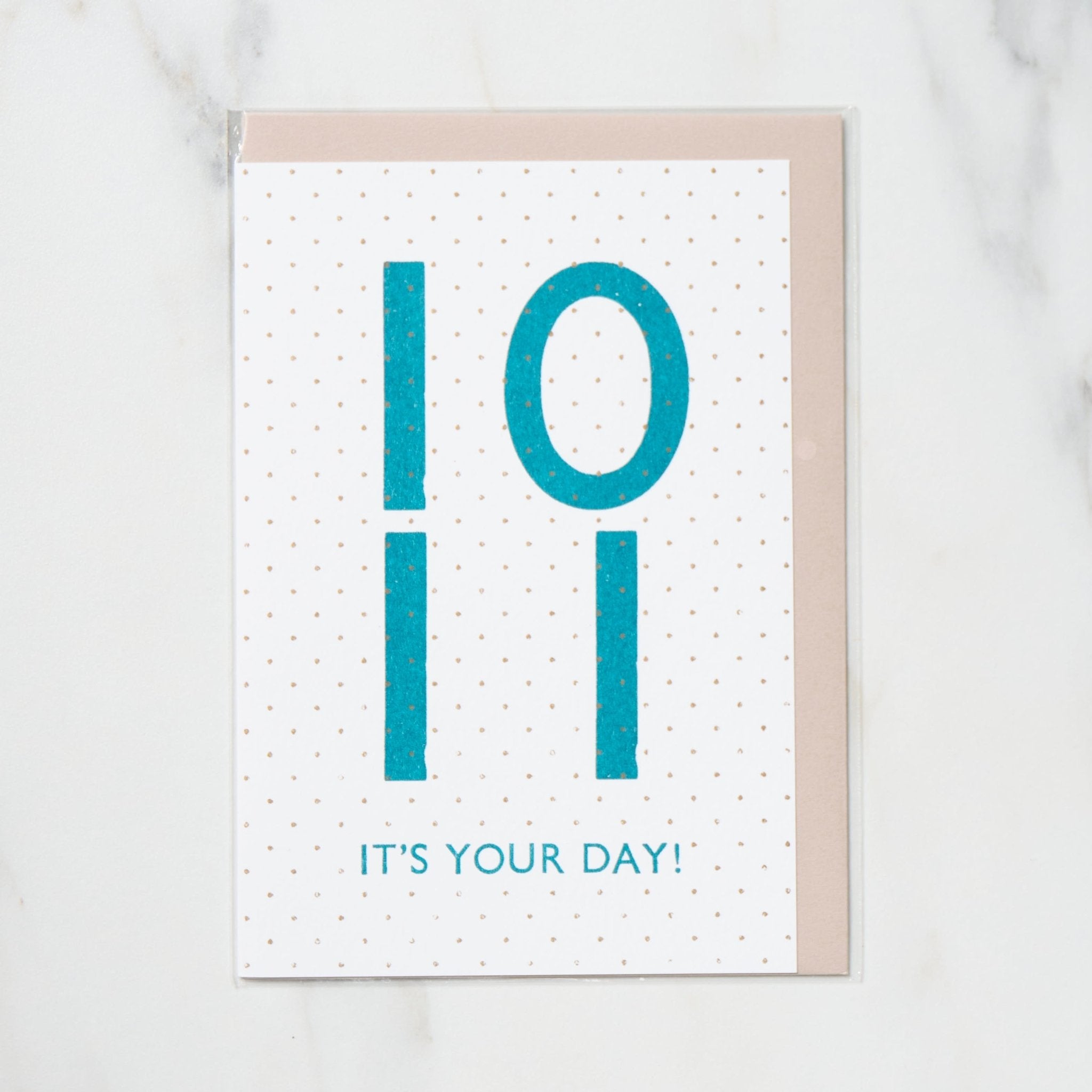 365 Find Your Day Card OCTOBER / Letterpress Letters