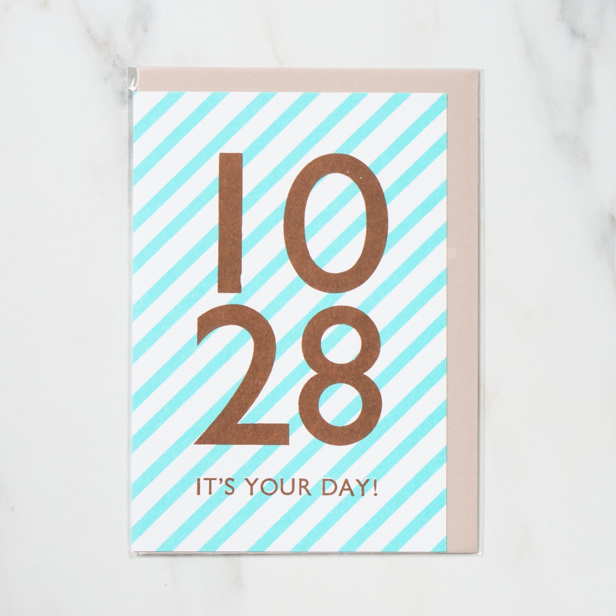 365 Find Your Day Card OCTOBER / Letterpress Letters