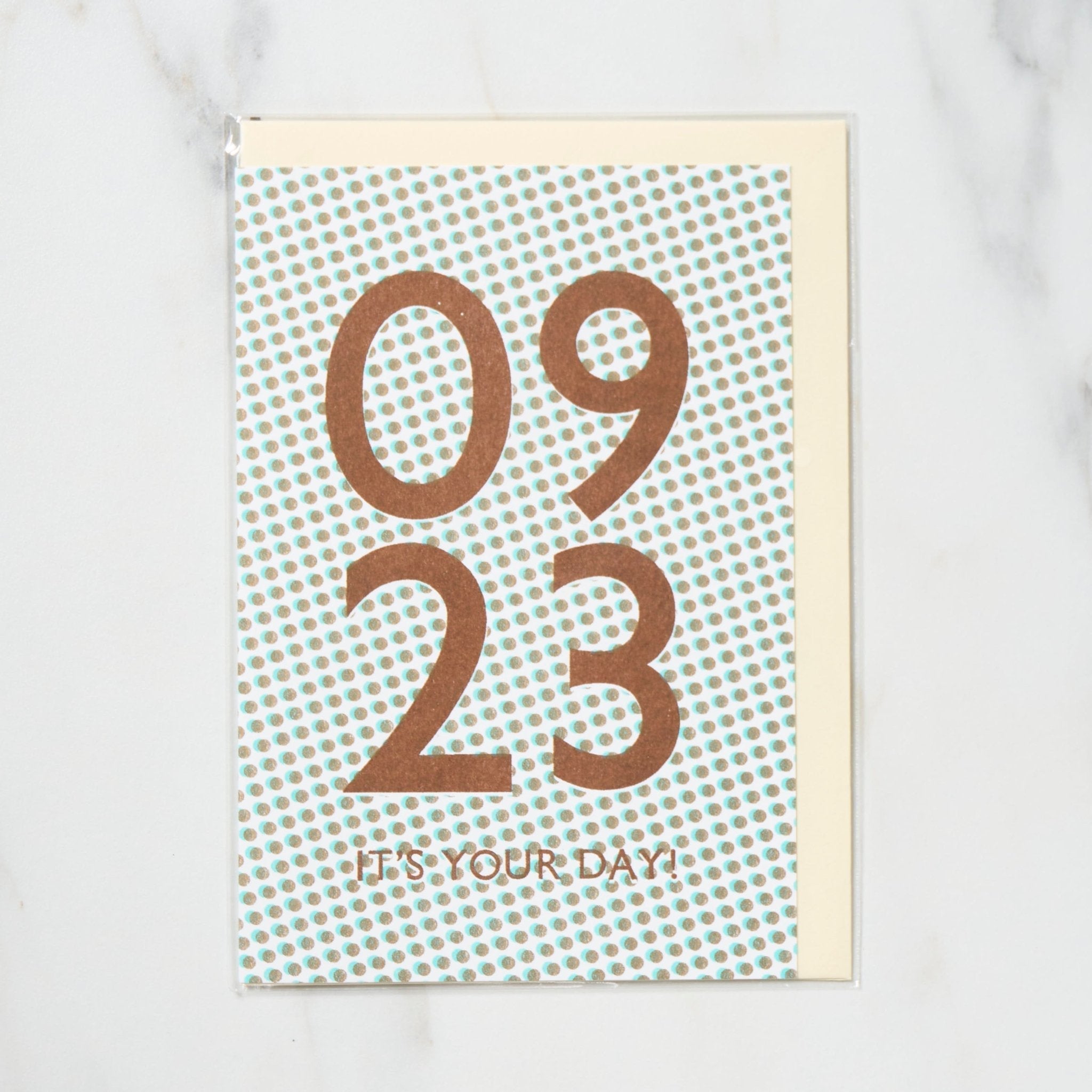 365 Find Your Day Card SEPTEMBER / Letterpress Letters