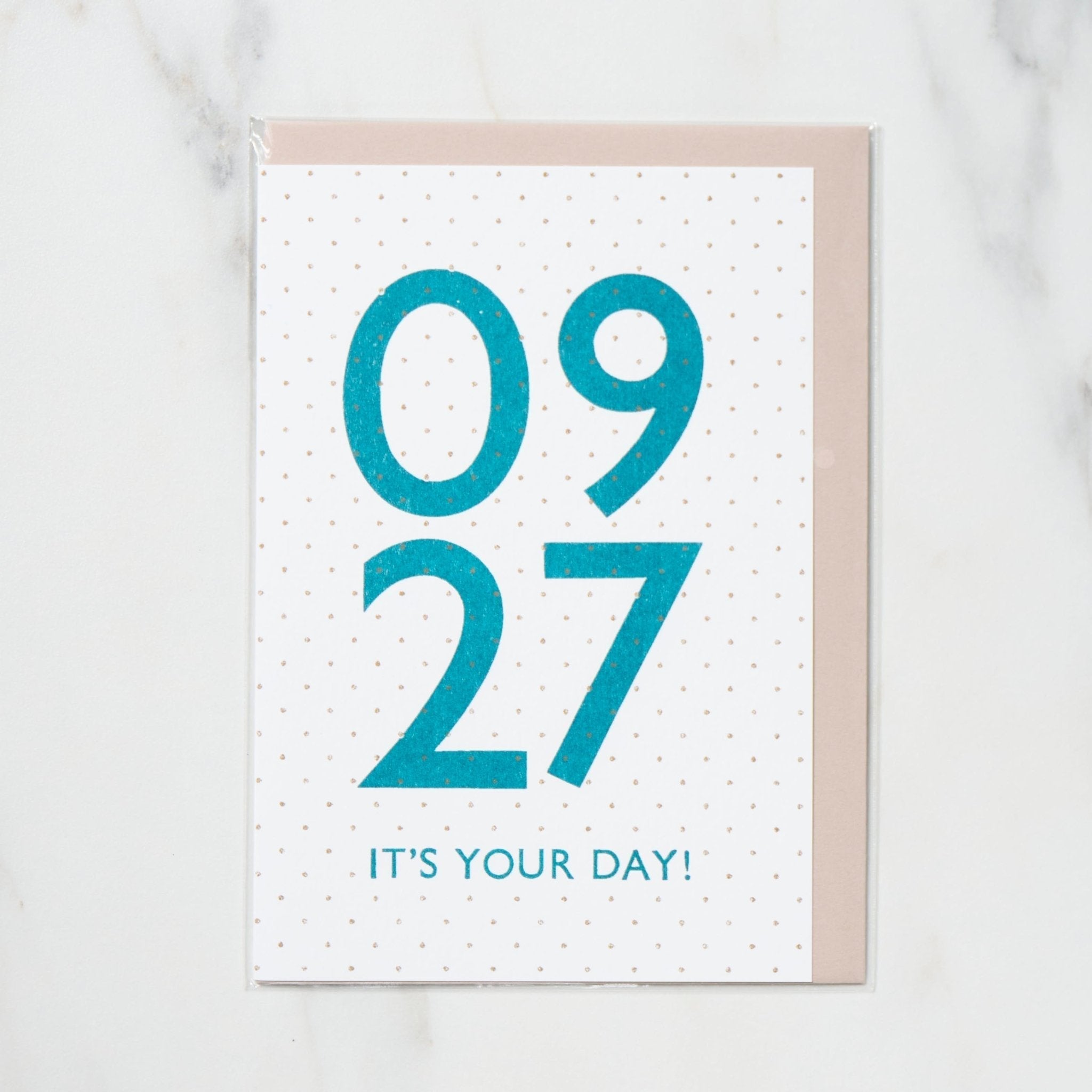 365 Find Your Day Card SEPTEMBER / Letterpress Letters