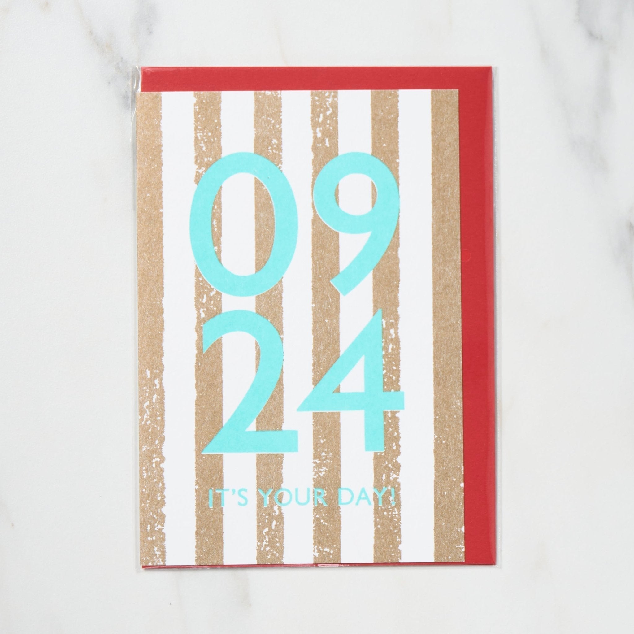 365 Find Your Day Card SEPTEMBER / Letterpress Letters