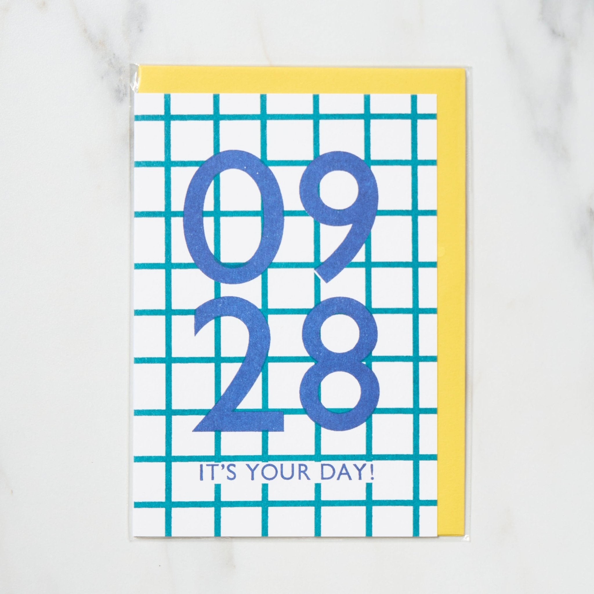 365 Find Your Day Card SEPTEMBER / Letterpress Letters