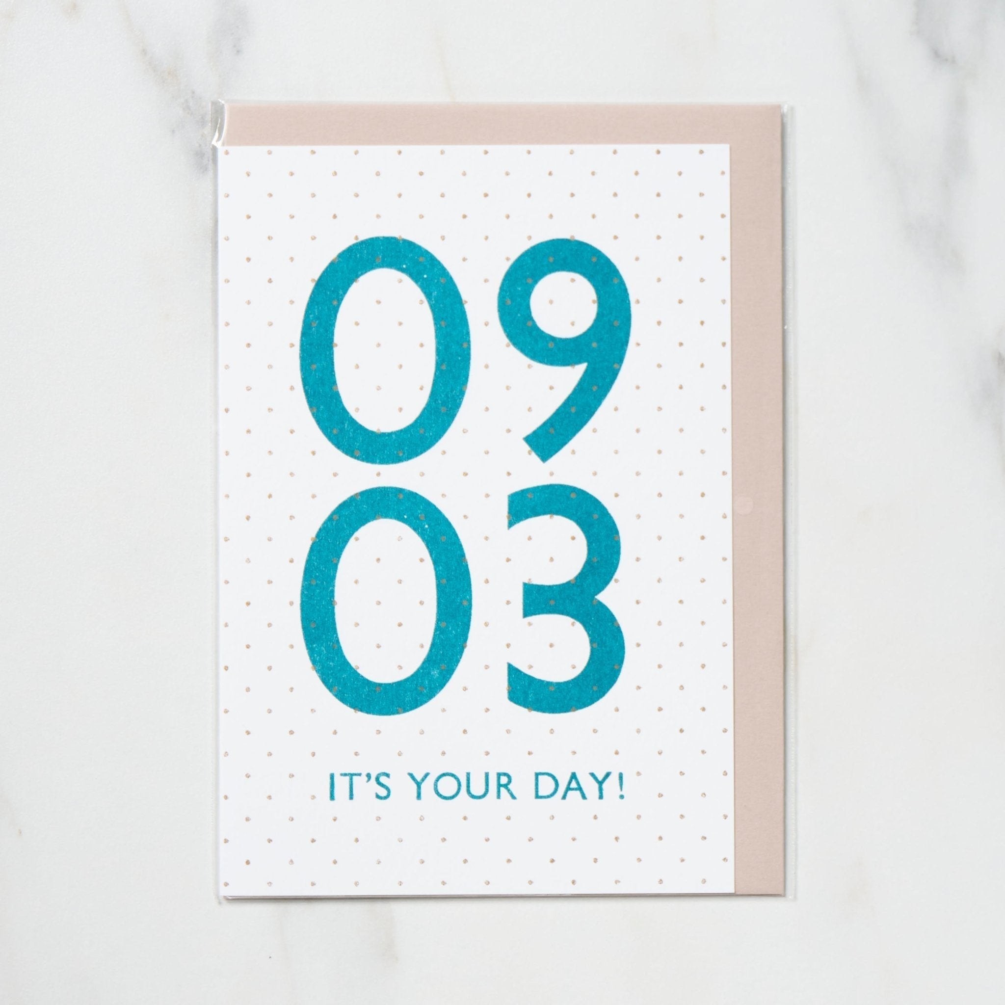 365 Find Your Day Card SEPTEMBER / Letterpress Letters