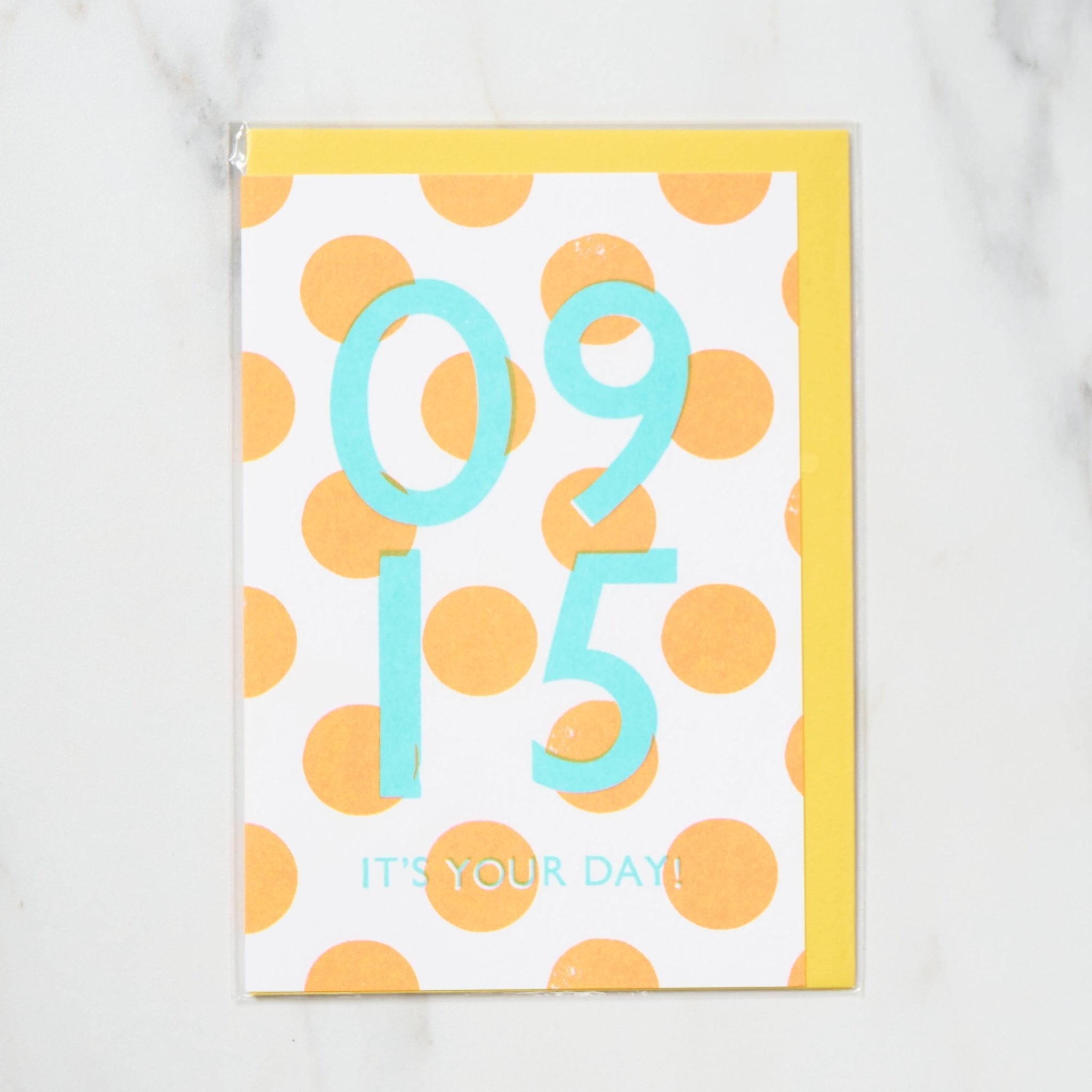 365 Find Your Day Card SEPTEMBER / Letterpress Letters