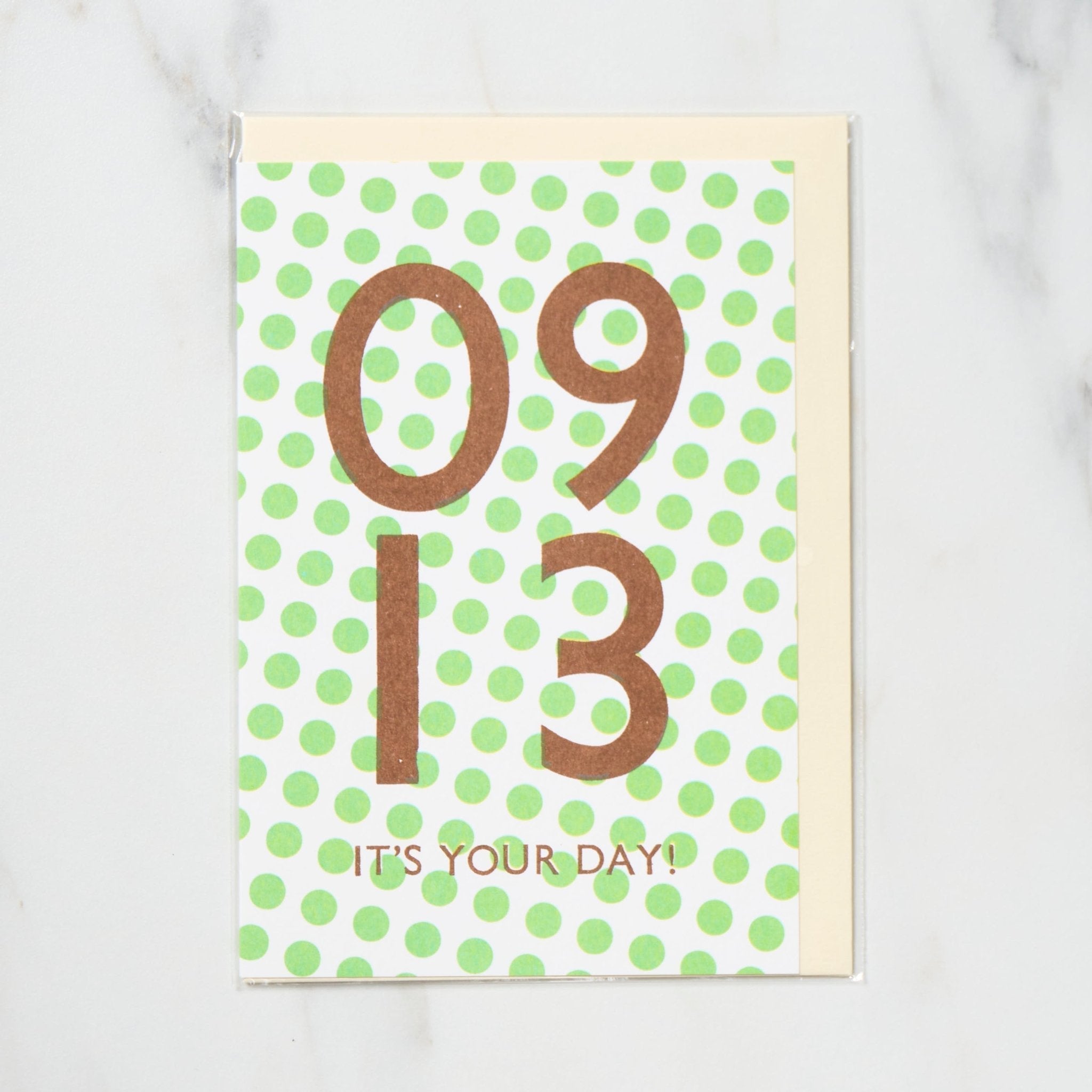 365 Find Your Day Card SEPTEMBER / Letterpress Letters