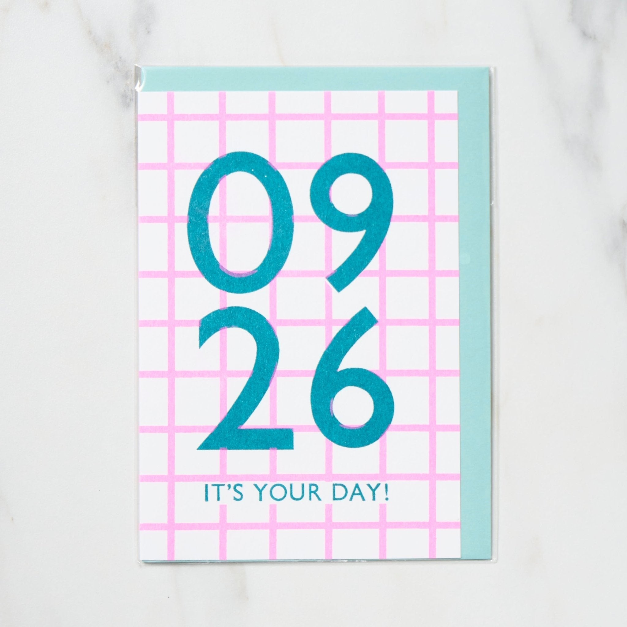 365 Find Your Day Card SEPTEMBER / Letterpress Letters