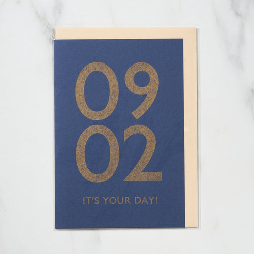 365 Find Your Day Card SEPTEMBER / Letterpress Letters