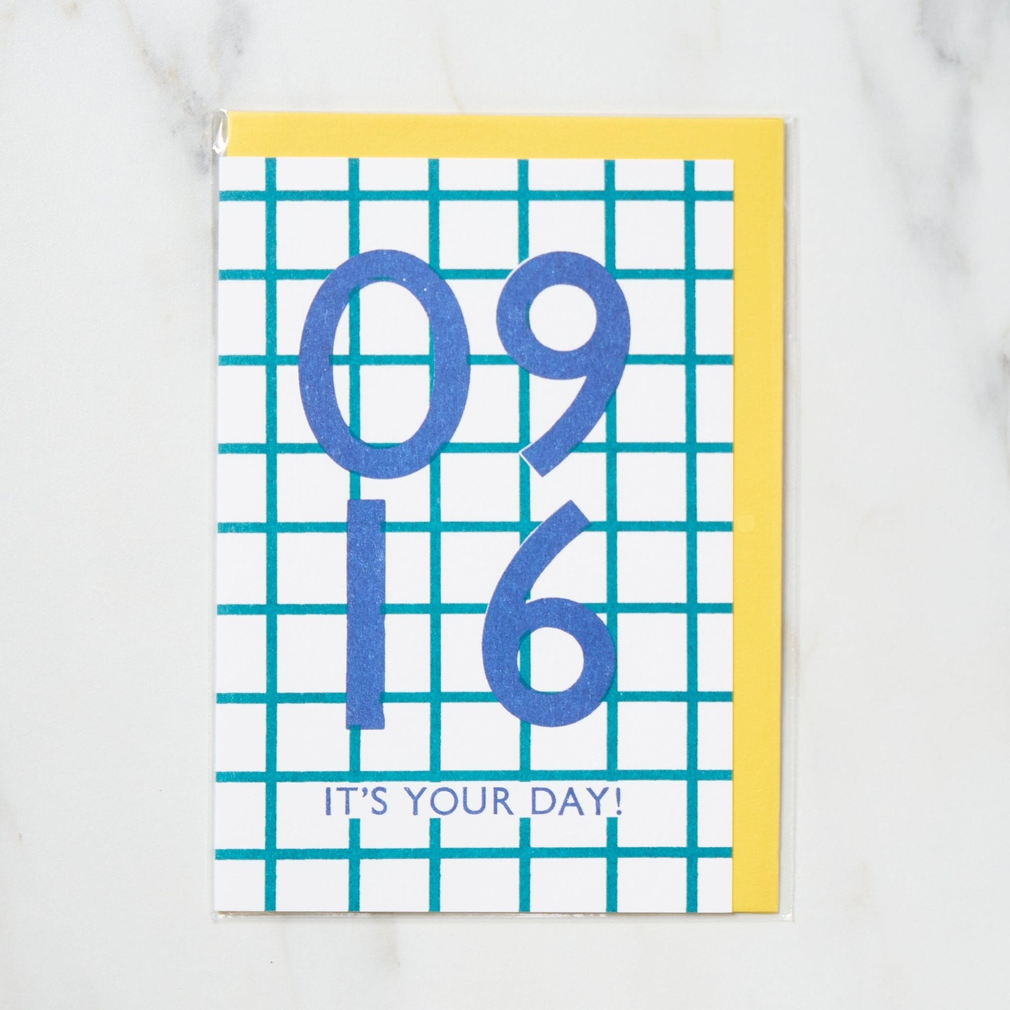 365 Find Your Day Card SEPTEMBER / Letterpress Letters