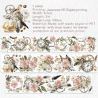 Floral Chronicles Wide Washi/PET Tape