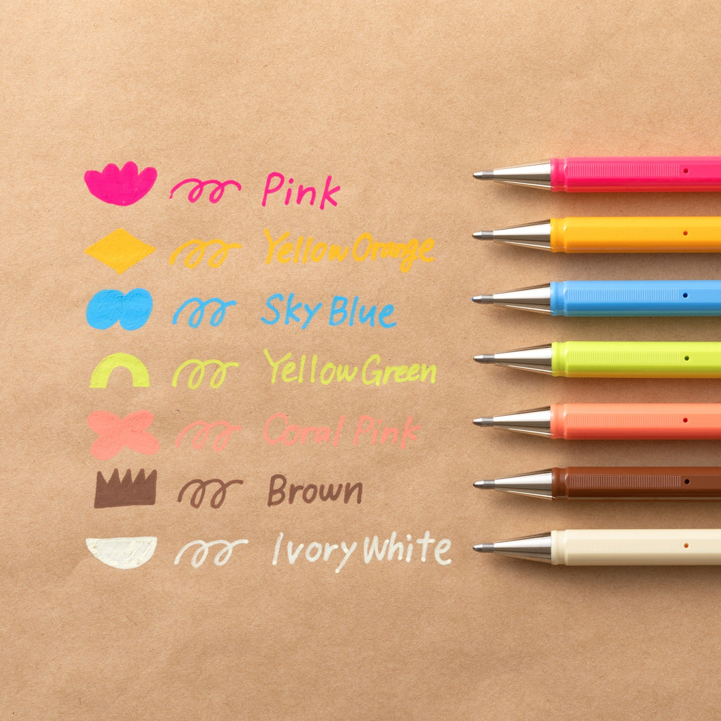 Pentel Mattehop 7 Color Set