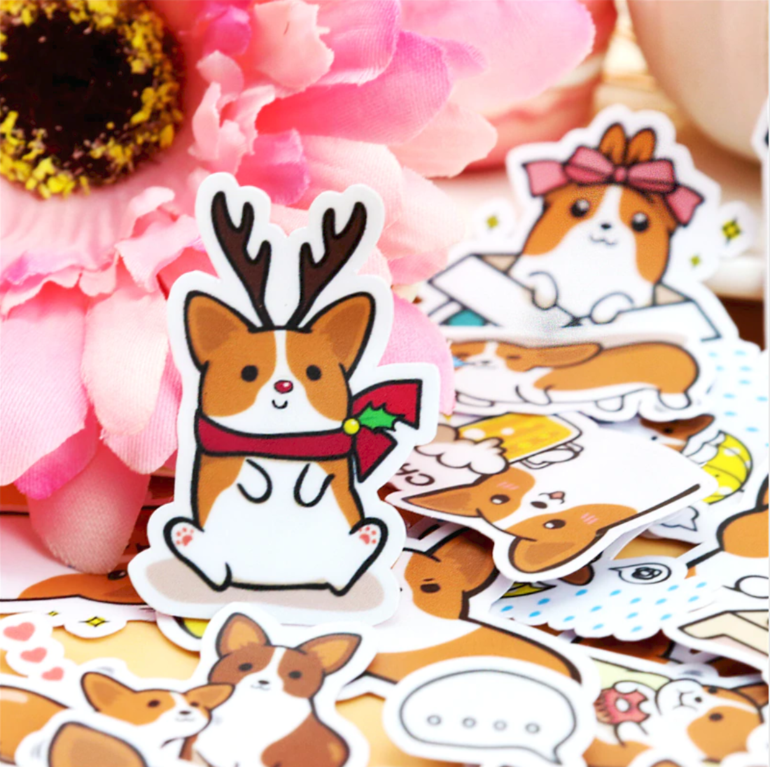 Coco The Corgi Stickers