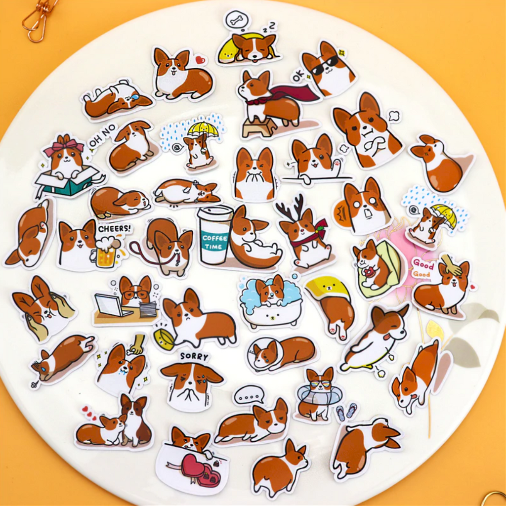 Coco The Corgi Stickers