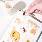 Pre-cut Clover Haze Wide Washi/PET Tape