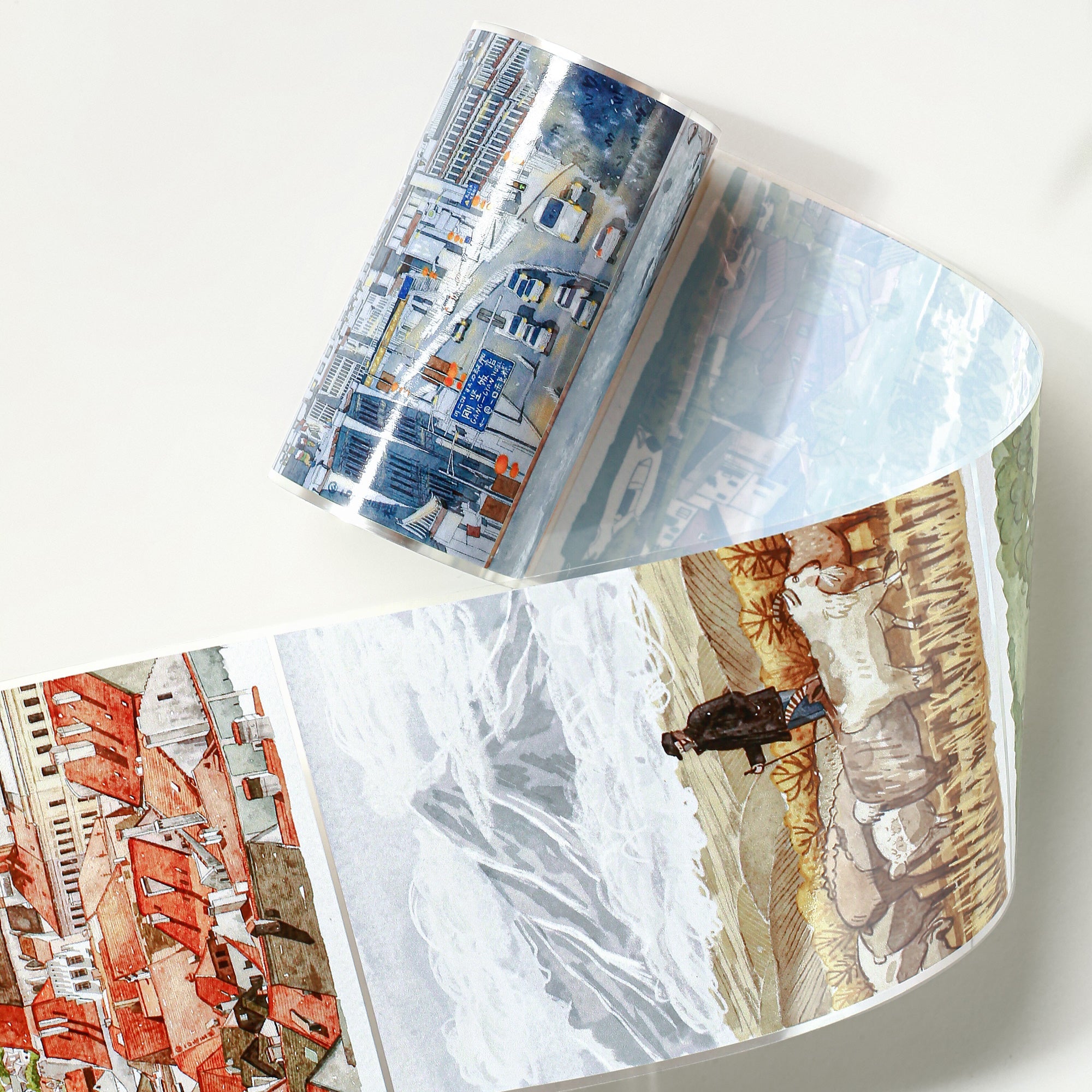Wandering Horizon Wide Washi/PET Tape