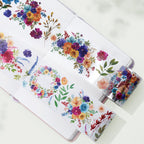 Pretty Florals Wide Washi/PET Tape