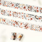 Pre-cut Rose Sonata Wide Washi/PET Tape