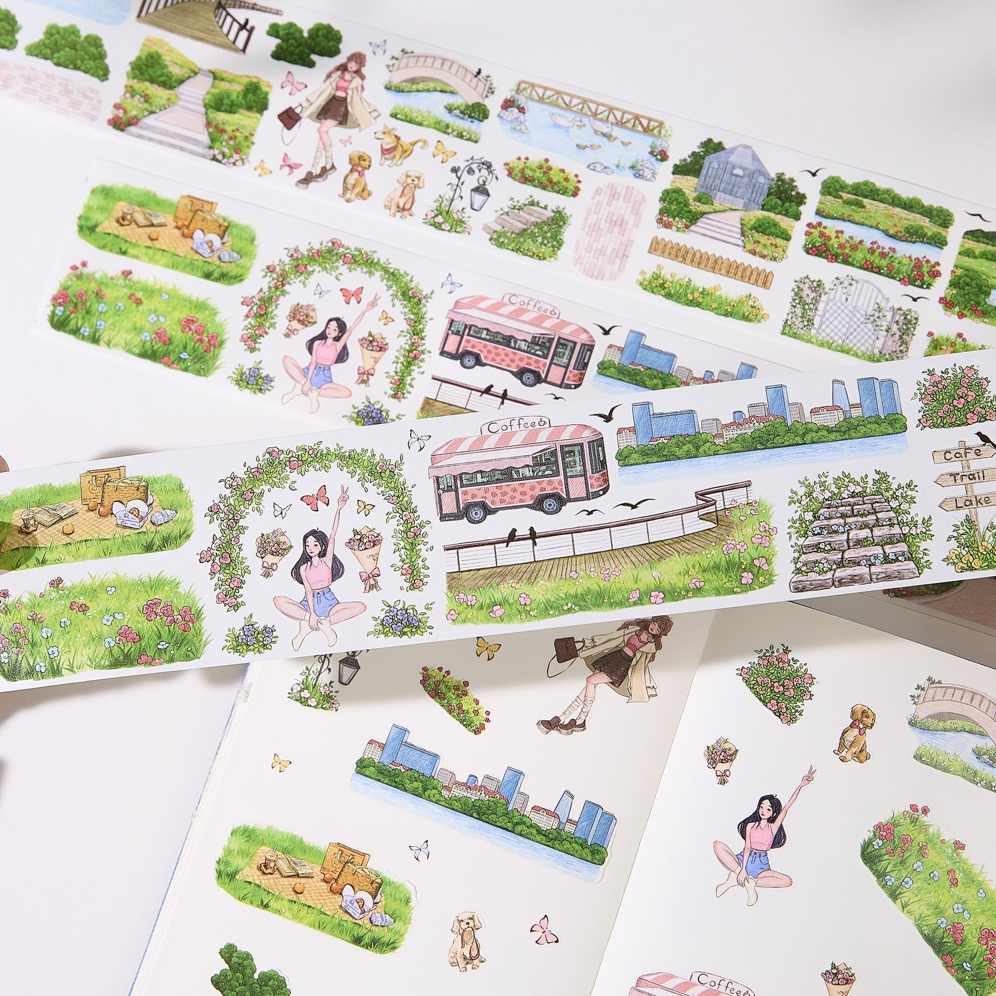 Pre-cut Urban Grove Wide Washi/PET Tape