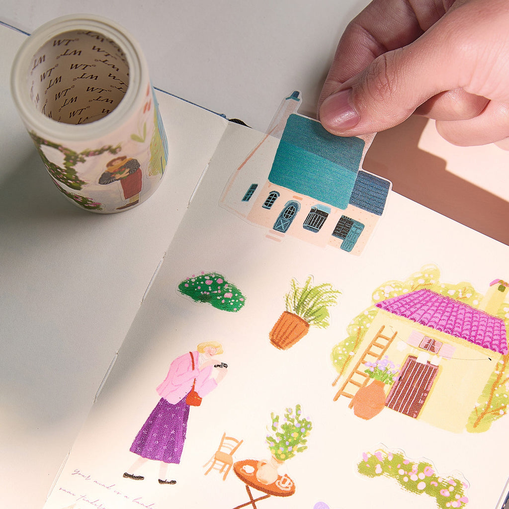 Pre-cut Aurora House Wide Washi/PET Tape