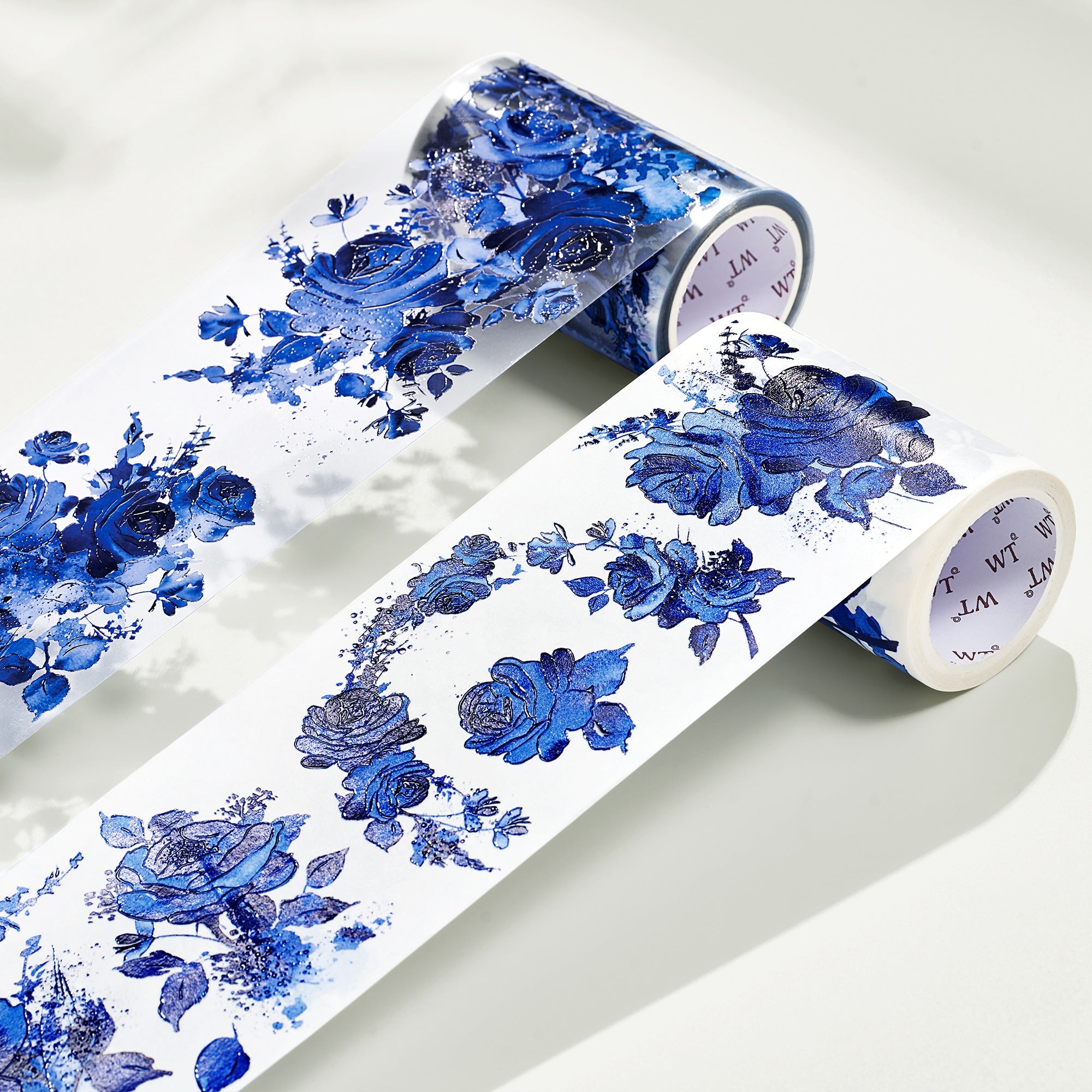 Cobalt Blue Wide Washi/PET Tape