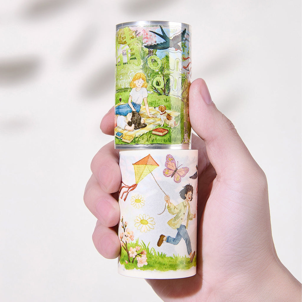 Pre-cut Sakura Voyage Wide Washi/PET Tape