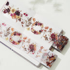 Autumn Rose Wide Washi/PET Tape