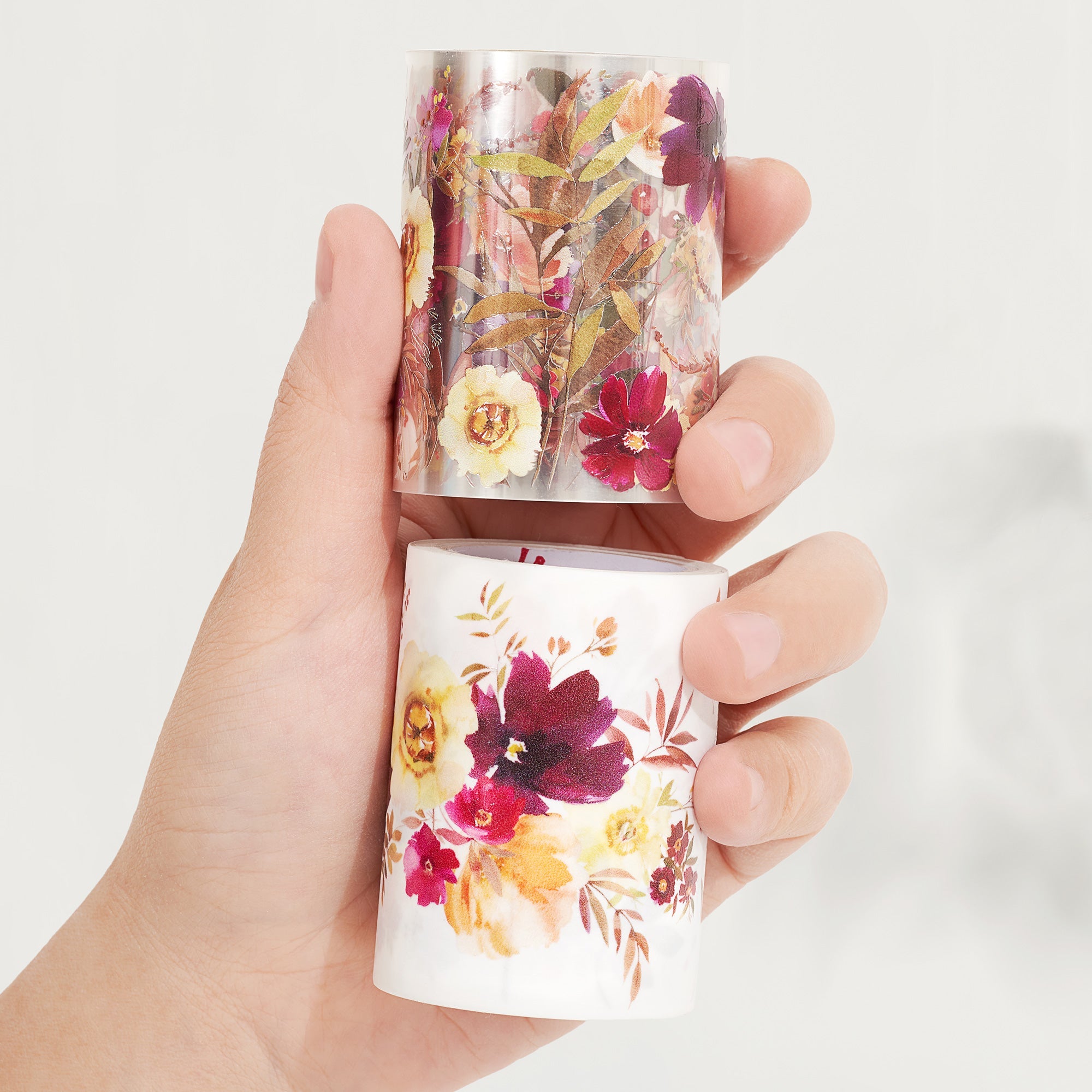Autumn Rose Wide Washi/PET Tape