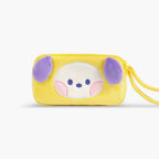 BT21 Minini Plush Double Pockets Zipper Pen Pouch - Chimmy