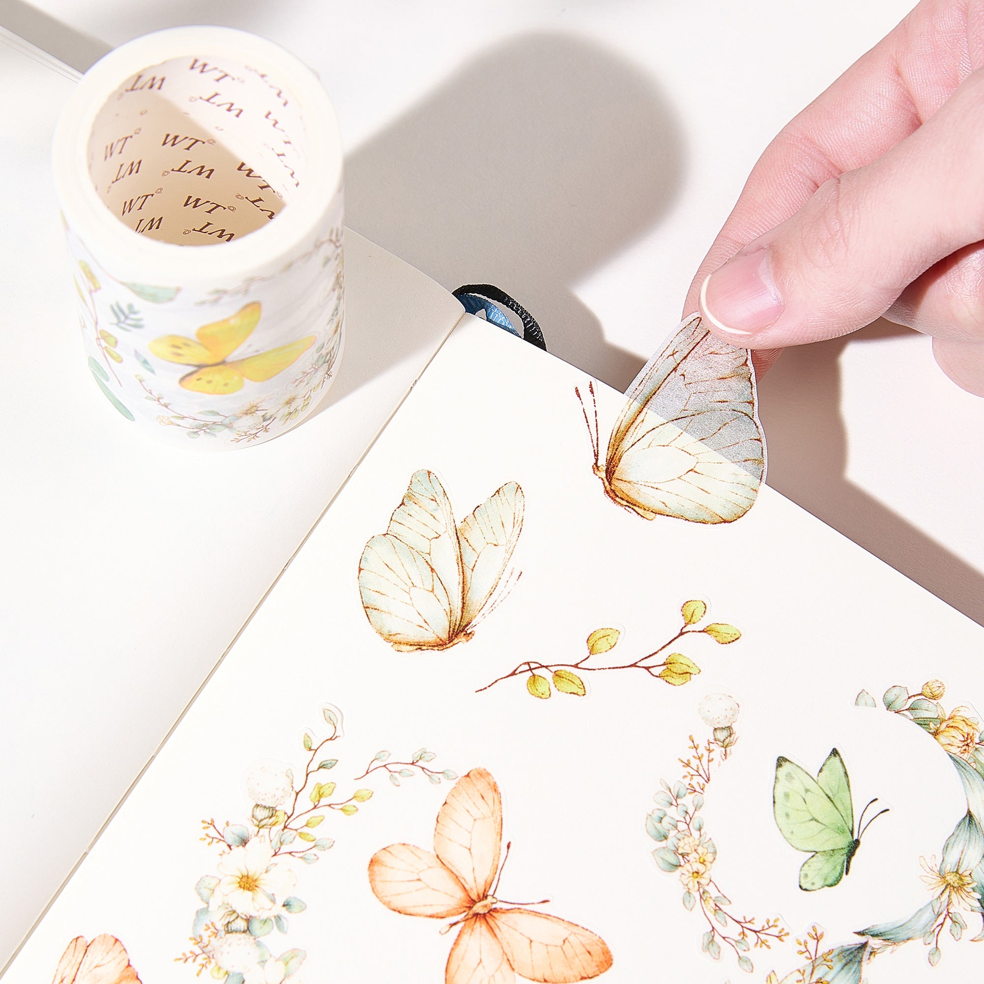 Pre-cut Zephyr Bloom Wide Washi/PET Tape