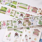 Pre-cut Civic Green Wide Washi/PET Tape