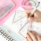 KOKUYO Pastel Cookie Ruler Set