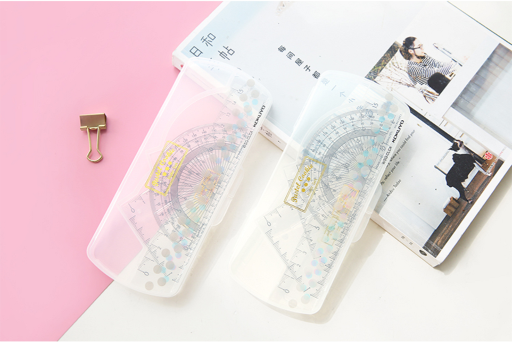 KOKUYO Pastel Cookie Ruler Set