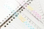 KOKUYO Pastel Cookie Ruler Set