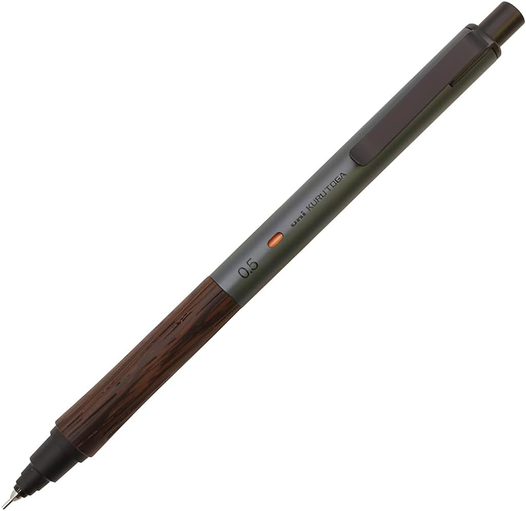Kuru Toga Wood Mechanical Pencil (uni Mitsubishi Pencil)