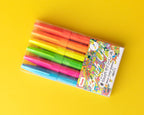 Pentel Fude Touch Sign Pen 6 Color Set