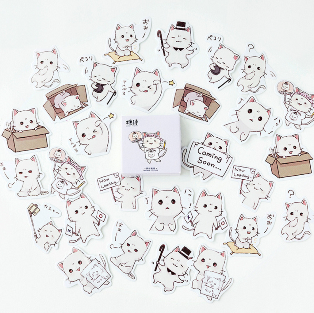 Mr Paws Paper Stickers