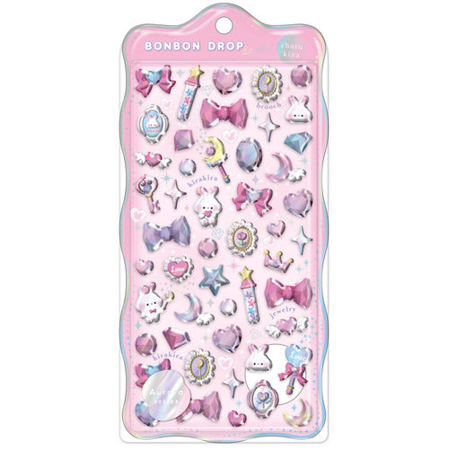 Bonbon Drop Aurora Puffy Stickers