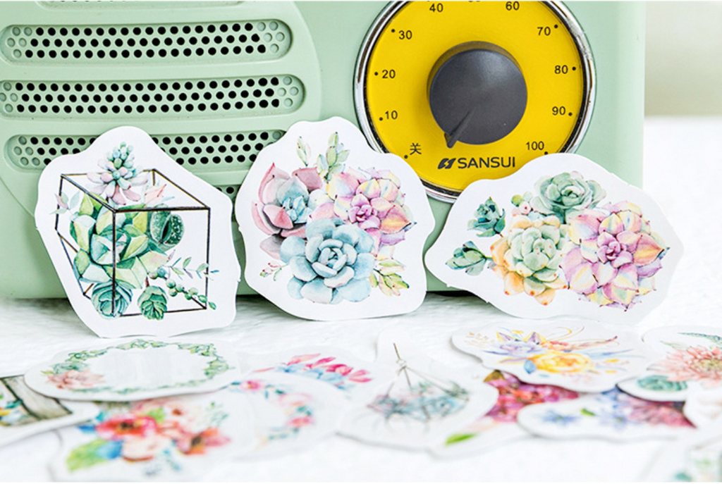 Summer Garden Paper Stickers