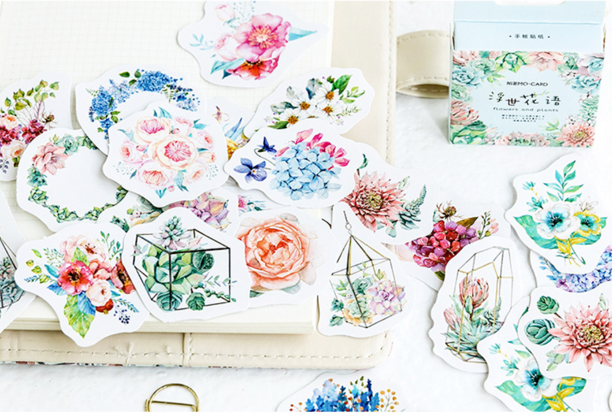 Summer Garden Paper Stickers