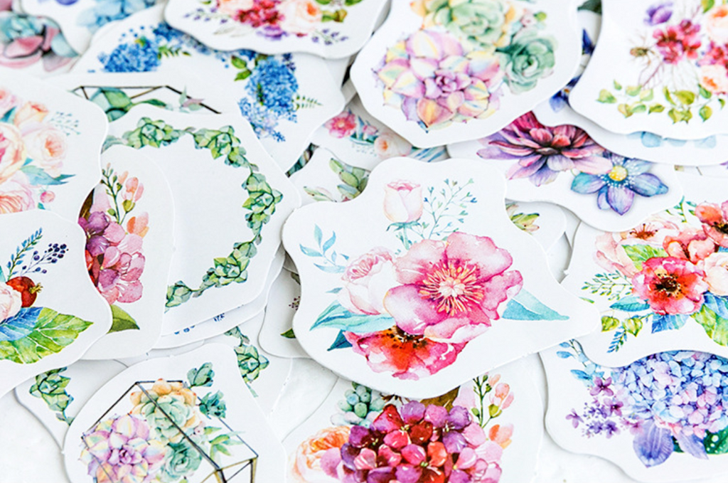 Summer Garden Paper Stickers