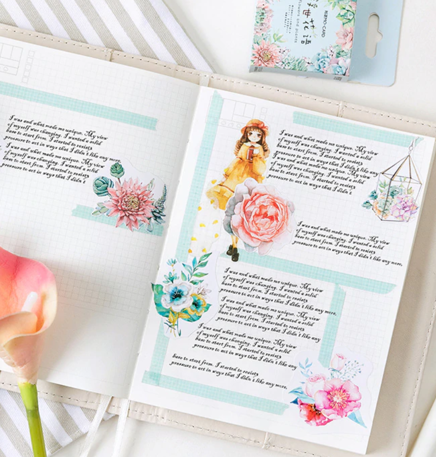 Summer Garden Paper Stickers