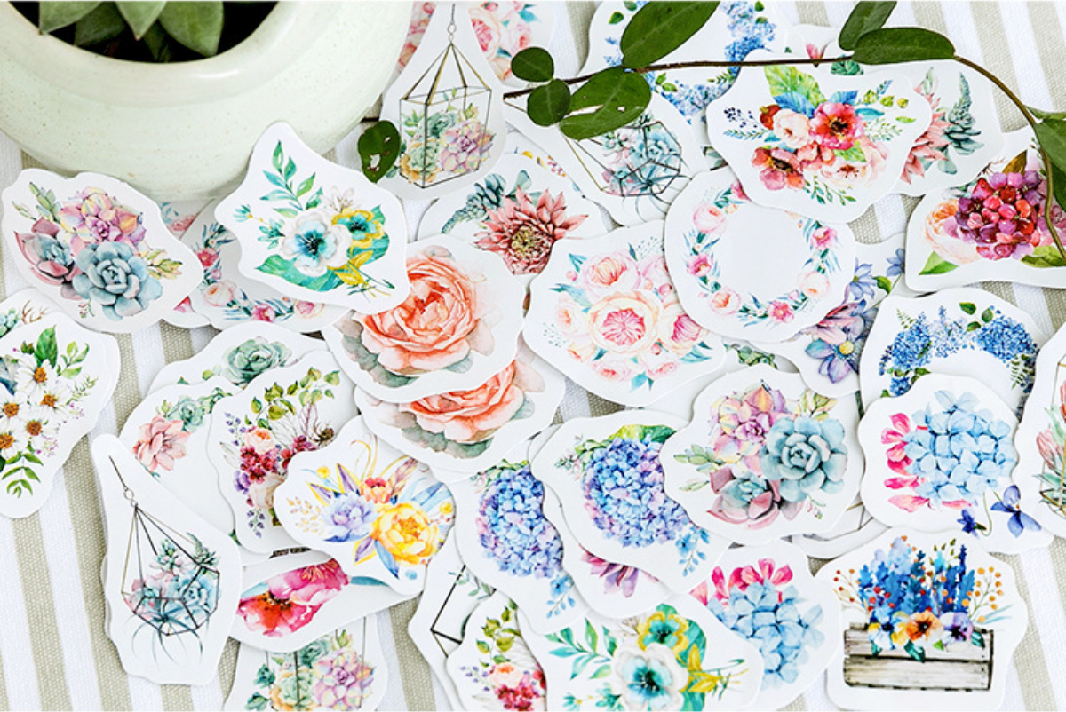 Summer Garden Paper Stickers