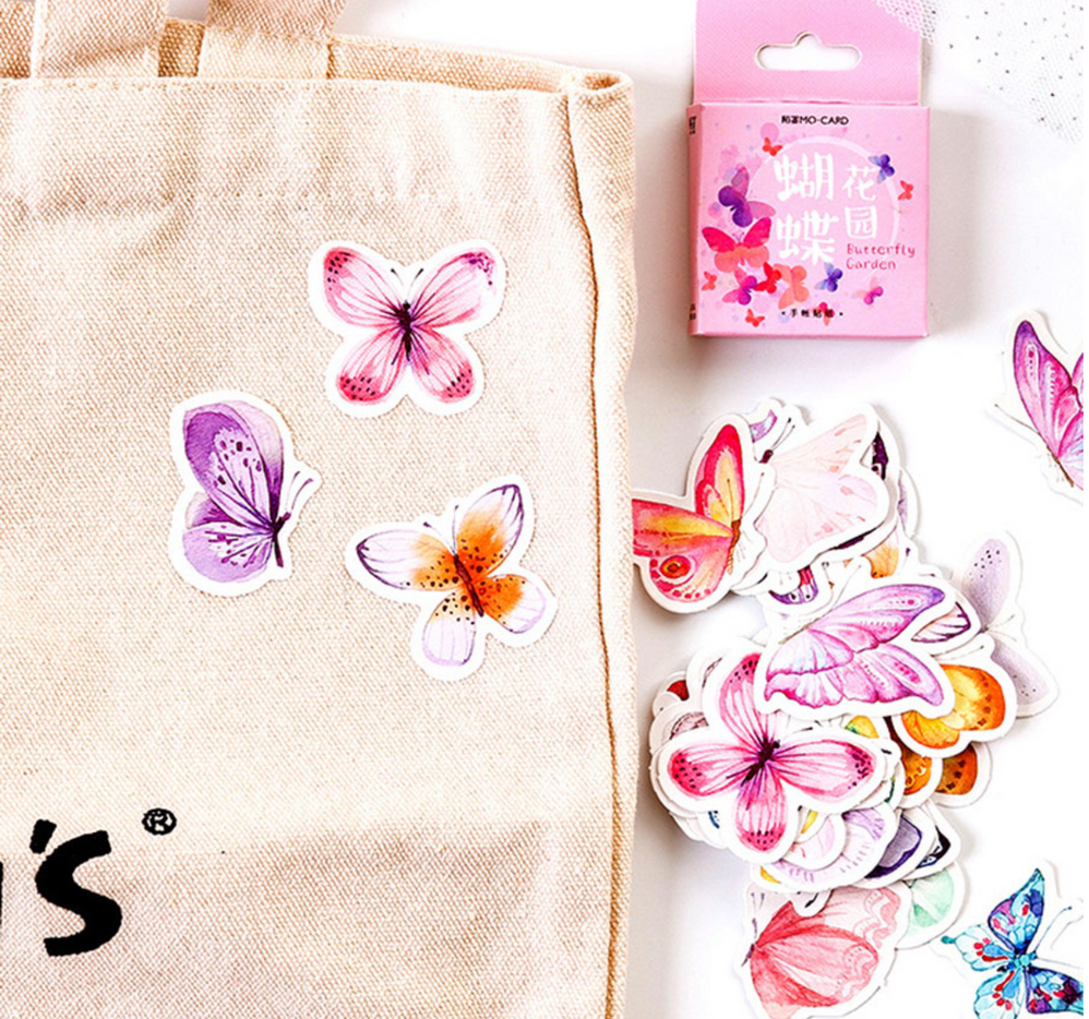 Butterfly Garden Paper Stickers