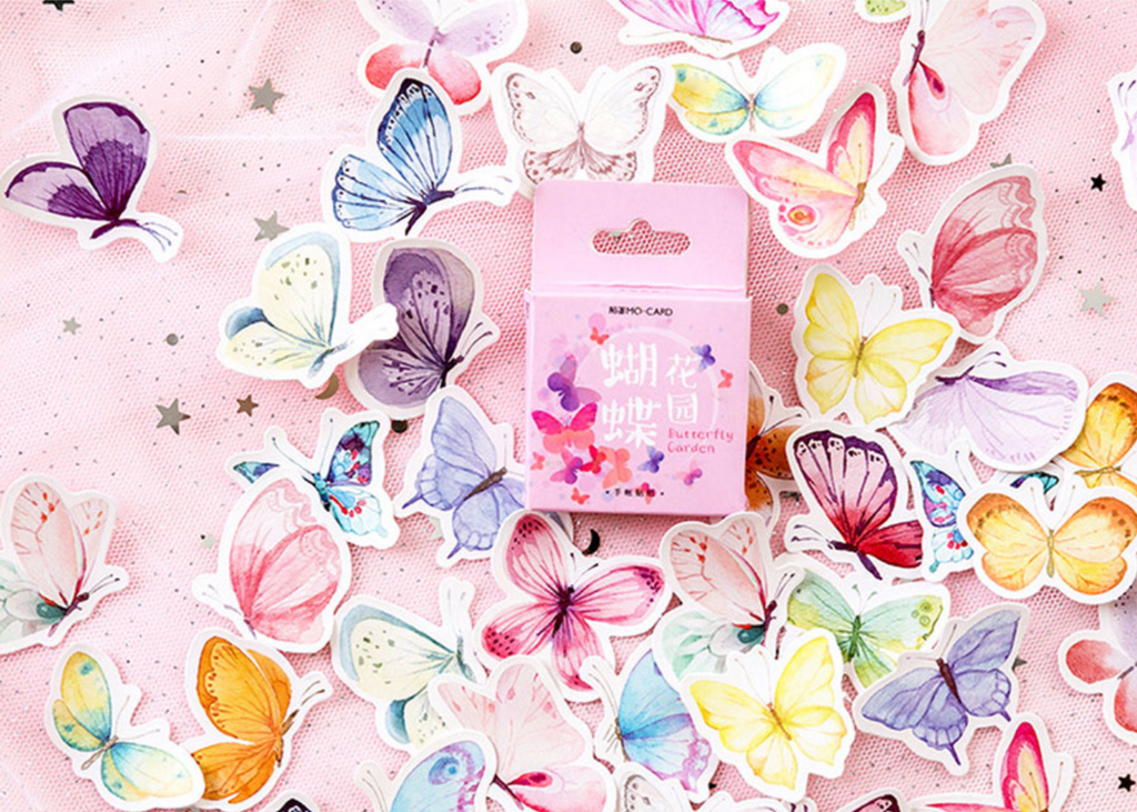 Butterfly Garden Paper Stickers