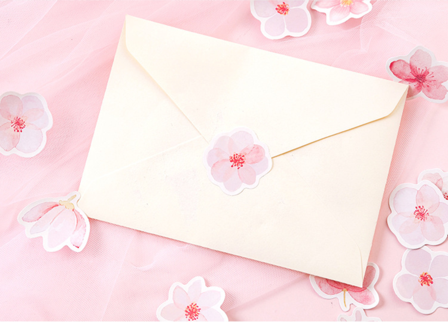 Cherry Blossom Paper Stickers